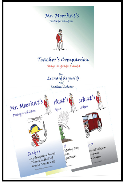Mr. Meerkat poetry readers for Grades 3 and 4