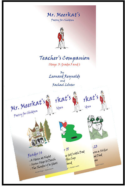 Mr. Meerkat poetry readers for Grades 5 and 6