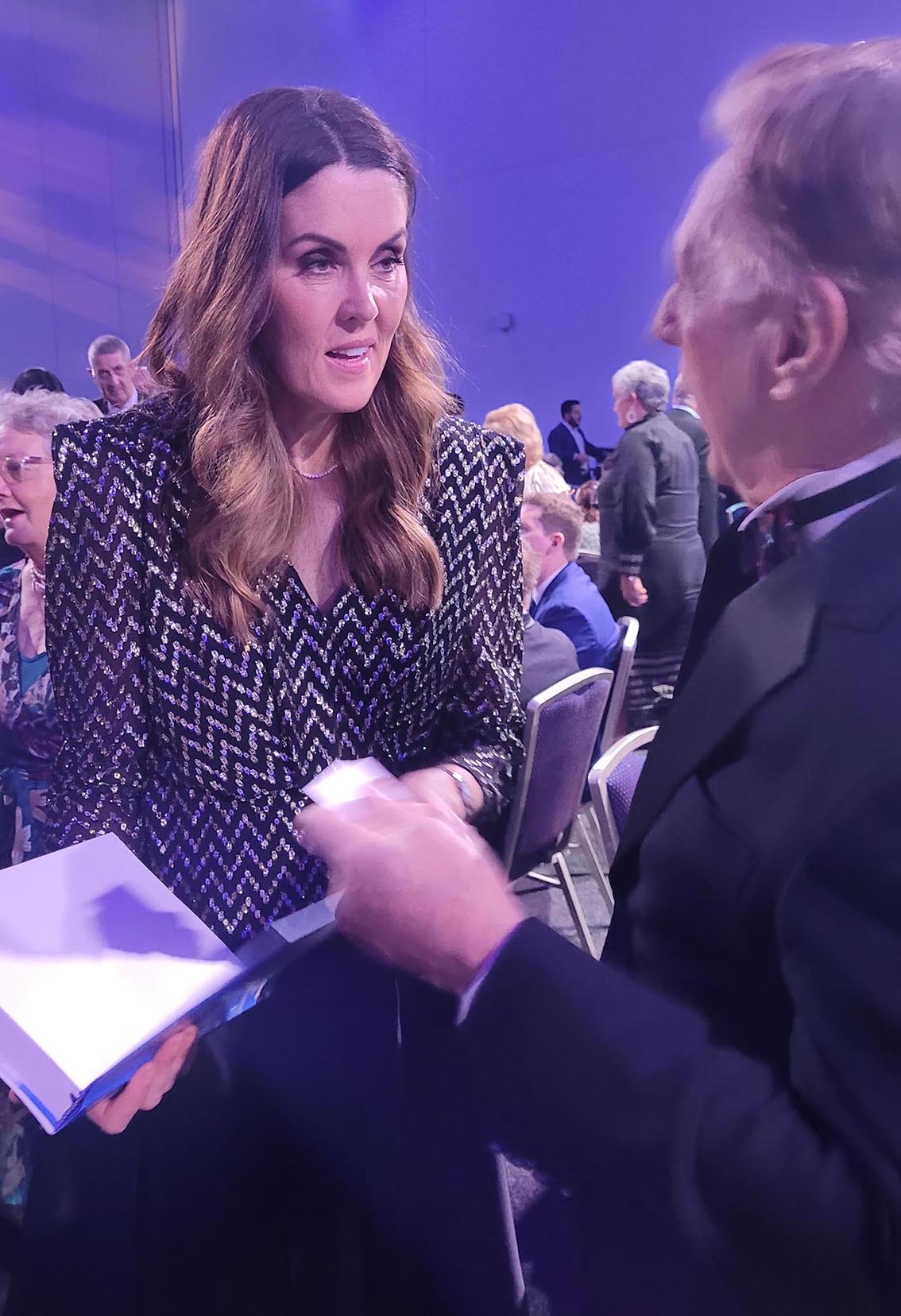 Christopher Reynolds with Sky News presenter Peta Credlin