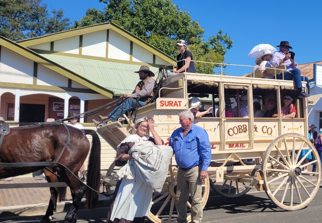 Cobb & Co. coach centenary event at Surat, Queensland