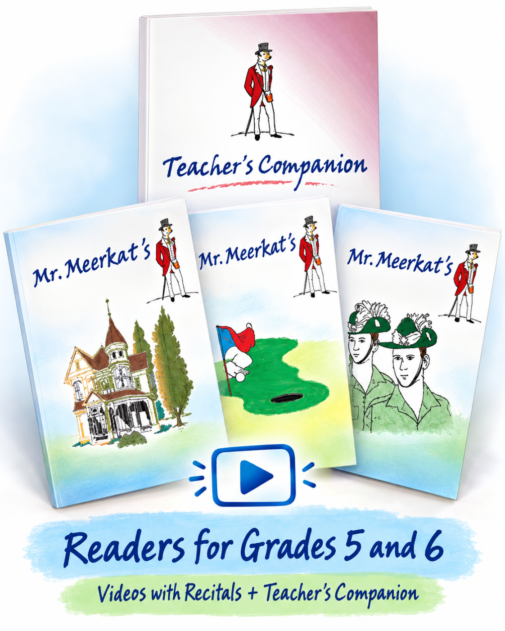 Mr Meerkat Grades 5 and 6 video readers with recitals cover