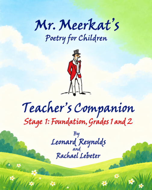 Mr Meerkat poetry Teacher’s Companion cover for Stage 1 Foundation, Grades 1 and 2