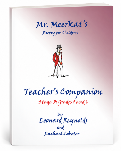 Softcover mockup of the Mr Meerkat Stage 3 Teacher’s Companion, preserving the original illustrated cover.